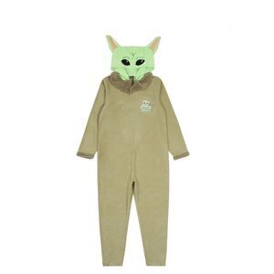 Star Wars The Mandalorian Grogu yoda Hooded Union Suit adult large Halloween
